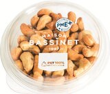 Noix de cajou grillées salées au sel de guérande - MAISON BASSINET en promo à 3,21 € chez Intermarché Super Noix de cajou grillées salées au sel de guérande - MAISON BASSINET dans le catalogue Intermarché Super