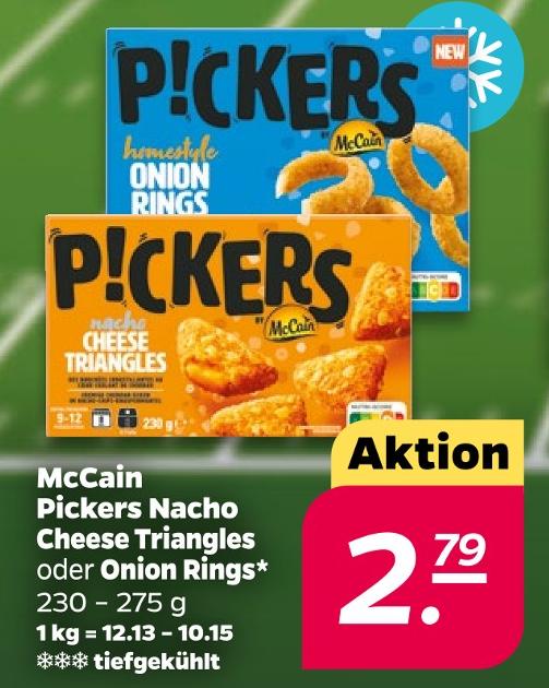 McCain Pickers Nacho Cheese Triangles oder Onion Rings*