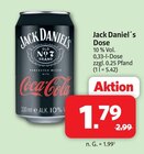 Dose Angebote von Jack Daniel's bei Markant Nordwest Emden für 1,79 €