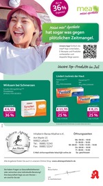 mea - meine apotheke Apotheken Prospekt der aktuellen Woche mit 4 Seiten, gültig von 01.07.2026 bis 31.07.2026, in Schmelz und Umgebung Aktueller mea - meine apotheke Apotheken Prospekt in Schmelz und Umgebung, "Unsere Juli-Angebote" mit 4 Seiten, 01.07.2026 - 31.07.2026