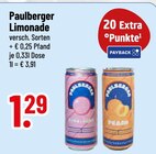 Limonade Pink Grapefruit im Trinkgut Prospekt Limonade Pink Grapefruit von Paulberger im aktuellen Trinkgut Prospekt für 1,29 €