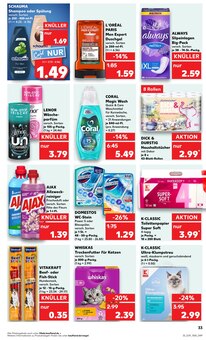 Katzenstreu im aktuellen Kaufland Prospekt (Krefeld) Katzenstreu im Kaufland Prospekt "Aktuelle Angebote" mit 54 Seiten (Krefeld)
