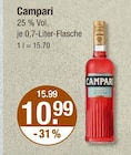 Campari im V-Markt Prospekt Campari von im aktuellen V-Markt Prospekt für 10,99 €
