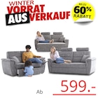 Aktuelles Benito 3-Sitzer + 2-Sitzer Sofa Angebot bei Seats and Sofas in Köln ab 599,00 €