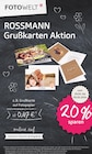 Grußkarten Aktion Angebote von Fotowelt bei Rossmann Saarbrücken für 0,47 €