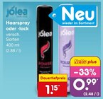 Haarspray von jolea im aktuellen Netto Marken-Discount Prospekt für 0,99 €