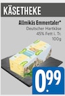 EDEKA Zorneding - Allmikäs Emmentaler Angebot im Prospekt Allmikäs Emmentaler bei EDEKA im Zorneding Prospekt für 0,99 €