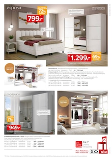 Kleiderschrank im aktuellen XXXLutz Möbelhäuser Prospekt (Duisburg) Kleiderschrank im XXXLutz Möbelhäuser Prospekt "NEU & ERSTMALIG bei XXXLutz!" mit 8 Seiten (Duisburg)