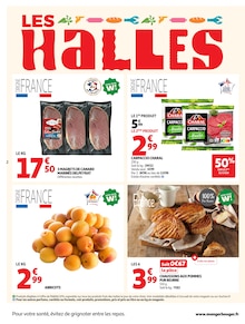 Catalogue Auchan Supermarché à Colmar cette semaine, valable du 07/07/2026 au 13/07/2026 Prospectus Auchan Supermarché à Colmar, "LES HALLES d'été", 8 pages de promos valables du 07/07/2026 au 13/07/2026