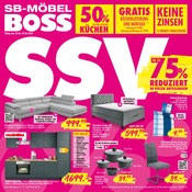 Schlafzimmer im SB Möbel Boss Prospekt in Saarbrücken Aktueller SB Möbel Boss Prospekt mit Schlafzimmer, "SSV", Seite 1