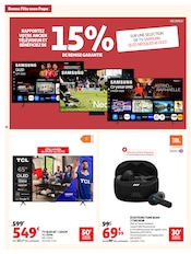 Promos Télévision dans le catalogue "OFFRES DU MOMENT" de Auchan Hypermarché Télévision en promo dans le catalogue Auchan Hypermarché à la page 42