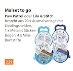 Malset to go Paw Patrol im aktuellen V-Markt Prospekt für 2,79 €