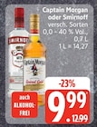 Captain Morgan oder Smirnoff im EDEKA Prospekt Captain Morgan oder Smirnoff von im aktuellen EDEKA Prospekt für 9,99 €