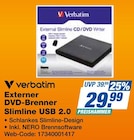 Externer DVD-Brenner Slimline USB 2.0 bei expert im Hildesheim Prospekt für 29,99 €