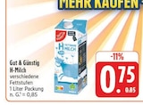 EDEKA Bindlach - H-Milch Angebot im Prospekt H-Milch bei EDEKA im Bindlach Prospekt für 0,75 €