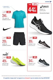 Offre Chaussures Running Homme dans le catalogue Intersport du moment à la page 13