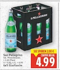 ital. Mineralwasser von San Pellegrino im aktuellen E center Prospekt für 4,99 €