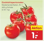 Aktuelle Tomaten Angebote bei Netto Marken-Discount in Saarbrücken Aktuelles Cocktailrispentomaten Angebot bei Netto Marken-Discount in Saarbrücken ab 1,00 €