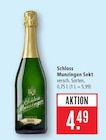 Munzingen Sekt im Angebot bei Marktkauf in Lörrach Munzingen Sekt Angebote von Schloss bei Marktkauf Lörrach für 4,49 €