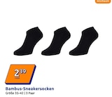 Bambus-Sneakersocken bei Action im Kehl Prospekt für 2,39 €