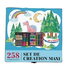 Mallette de coloriage 258 pièces en promo chez Carrefour Calais à 12,90 €