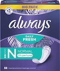 Slipeinlagen von Always für 2,55 € bei Rossmann im Angebot Slipeinlagen von Always im aktuellen Rossmann Prospekt