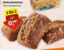 Walnussbrötchen bei ALDI SÜD in Düsseldorf Walnussbrötchen im Angebot bei ALDI SÜD Düsseldorf für 0,98 €