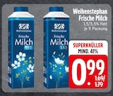 Frische Milch 1,5% Fett von Weihenstephan im aktuellen EDEKA Prospekt für 0,99 €