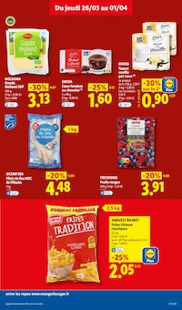 Promotion Fruits surgelés dans le prospectus Lidl, valable du 26/03/2026 au 01/04/2026 Promo Fruits surgelés dans le catalogue Lidl du moment à la page 11