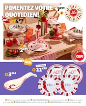 Vaisselle en promo dans le catalogue Gifi à la page 2