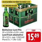 Lord Pils im Angebot bei E center in Bad Dürkheim Lord Pils Angebote von Bellheimer bei E center Bad Dürkheim für 15,49 €
