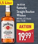 Kentucky Straight Bourbon Whiskey von JIM BEAM im aktuellen ALDI Nord Prospekt