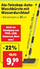 Alu-Teleskop-Auto-Waschbürste mit Wasserdurchlauf Angebote bei Thomas Philipps Passau für 9,99 €