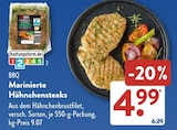 Aktuelle Grillfleisch Angebote bei ALDI SÜD in Saarbrücken Aktuelles Marinierte Hähnchensteaks Angebot bei ALDI SÜD in Saarbrücken ab 4,99 €