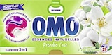 Lessive capsules Prendre l’air jasmin & fleur de coton* - OMO à 8,25 € dans le catalogue Casino Supermarchés