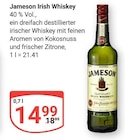 Aktuelle Whiskey Angebote bei GLOBUS in Bochum Aktuelles Irish Whiskey Angebot bei GLOBUS in Bochum ab 14,99 €