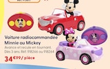 Voiture radiocommandée Mickey - Disney - La Grande Récré à Saint-Étienne Voiture radiocommandée Mickey - Disney en promo chez La Grande Récré Saint-Étienne à 34,99 €