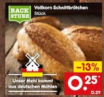 Netto Marken-Discount Meckenbeuren - Vollkorn Schnittbrötchen Angebot im Prospekt Vollkorn Schnittbrötchen bei Netto Marken-Discount im Meckenbeuren Prospekt für 0,25 €
