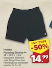 Herren Running Shorts bei famila Nordwest im Prospekt "" für 14,99 €