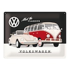 Volkswagen - Nostalgic-Art Retro Blechschild Meet The Classics T1/Käfer, 30 x 40 cm Angebot im Prospekt Nostalgic-Art Retro Blechschild Meet The Classics T1/Käfer, 30 x 40 cm bei Volkswagen im Prospekt "" für 23,90 €