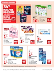 Promos Lessive dans le catalogue "LA RENTRÉE À PRIX K.O." de Auchan Supermarché Lessive en promo dans le catalogue Auchan Supermarché à la page 20