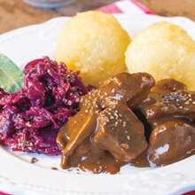 Edelhirschgulasch bei Höffner in Unna Edelhirschgulasch im Angebot bei Höffner Unna für 6,90 €