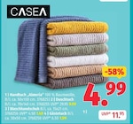 Handtuch Almeria von CASEA im aktuellen Segmüller Prospekt für 1,49 €