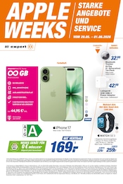 expert Prospekt für Münster mit 2 Seiten expert Prospekt für Münster: "APPLE WEEKS", 2 Seiten, 20.05.2026 - 01.06.2026