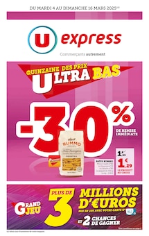 Prospectus U Express à Pleaux, "U Express", 14 pages de promos valables du 04/03/2025 au 16/03/2025