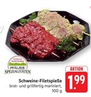 EDEKA - Schweine-Filetspieße Angebot im Prospekt Schweine-Filetspieße bei EDEKA im Prospekt "" für 1,99 €