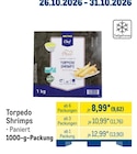 Torpedo Shrimps Angebote von METRO Chef bei METRO Erkrath für 9,62 €