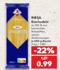 Eiernudeln im Angebot bei Kaufland in Chemnitz Eiernudeln Angebote von RIESA bei Kaufland Chemnitz für 0,99 €