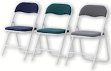 Chaise pliante effet velours - Super U à Vitrolles Chaise pliante effet velours en promo chez Super U Vitrolles à 11,99 €