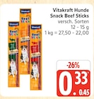 Beef Sticks im Angebot bei Marktkauf in Stade Beef Sticks Angebote von Vitakraft bei Marktkauf Stade für 0,33 €